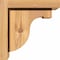Ekena Millwork Del Monte Smooth Corbel w/Backplate, Western Red Cedar, 7 1/2"W x 8"D x 8"H COR08X08X08DEL01SWR - alternate 4